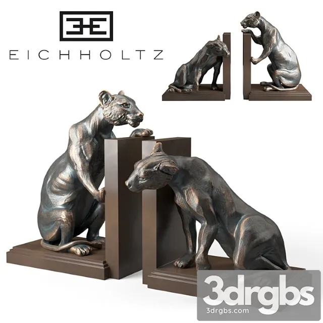 Bookend Lioness Set Of 2 Eichholtz 3dsmax Download
