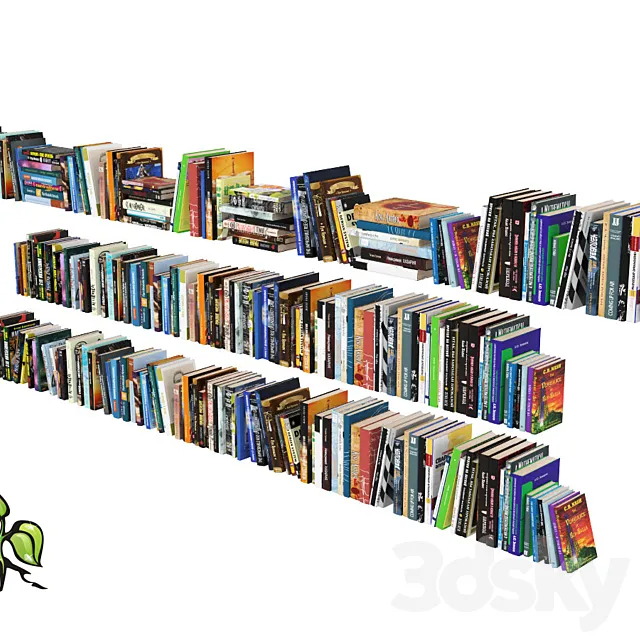 books 3DS Max Model