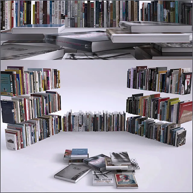 books 3DSMax File