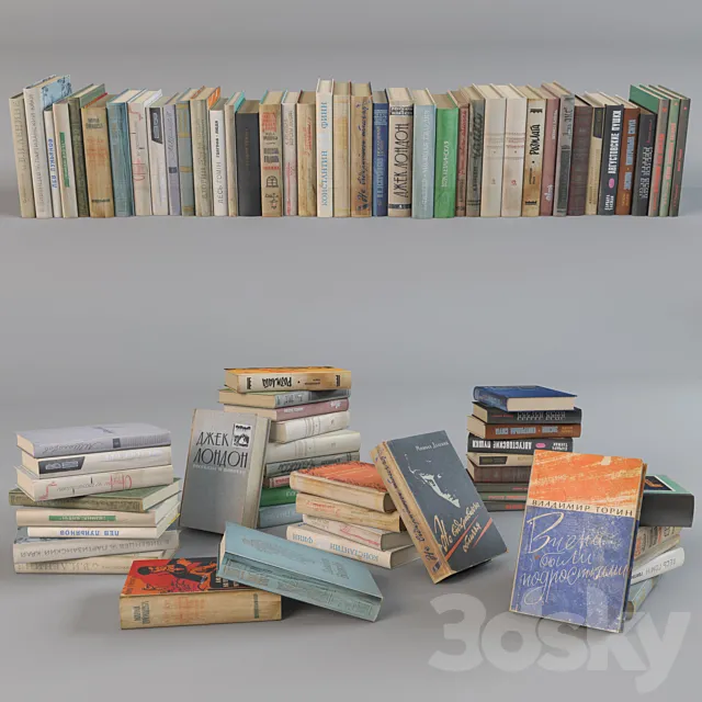 Books (Collection 3) 3DSMax File