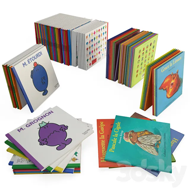 Books for kids 3DSMax File