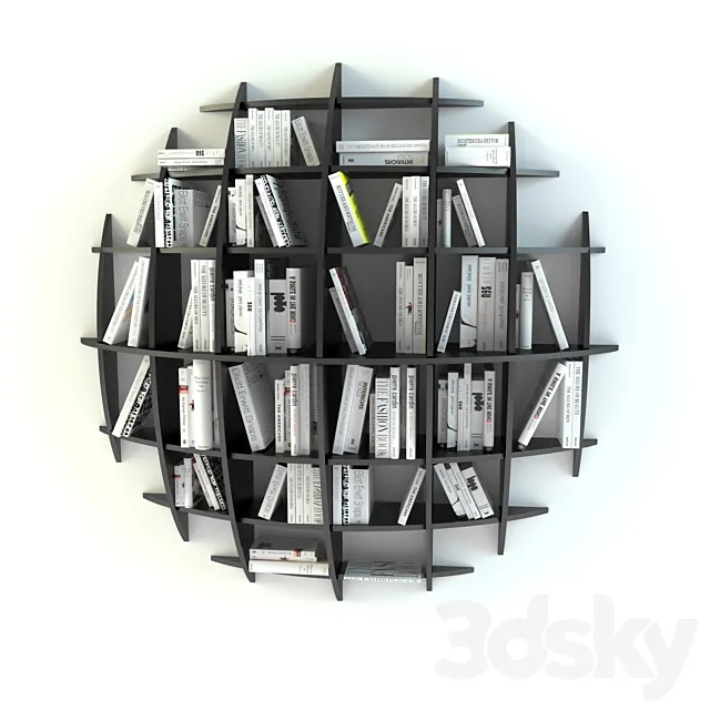 Bookshelf 3DS Max Model