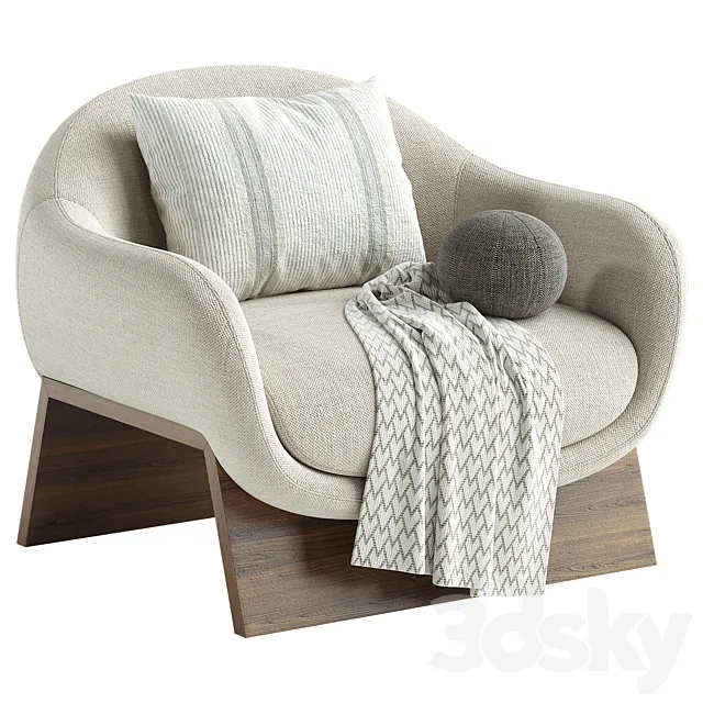 BOOLEAN ARMCHAIR By Bonaldo 3ds Max