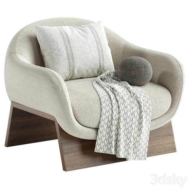 BOOLEAN ARMCHAIR By Bonaldo 3dsMax Model