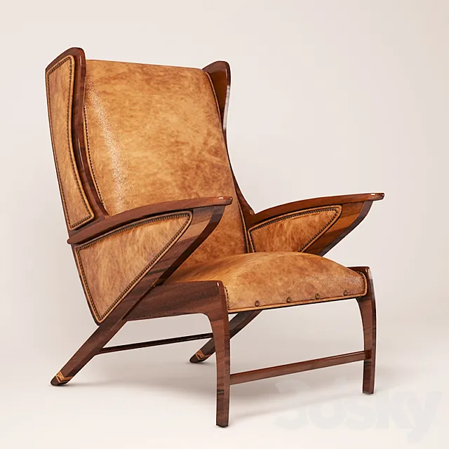 BOOMERANG armchair by HANCOCK AND MOORE 3DS Max Model