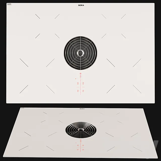 BORA PURA _ Hob _ White 3ds Max