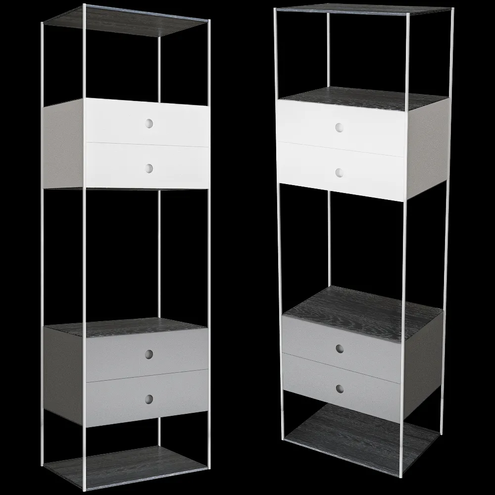 Borcas – Modular drawer Vind 3ds Max