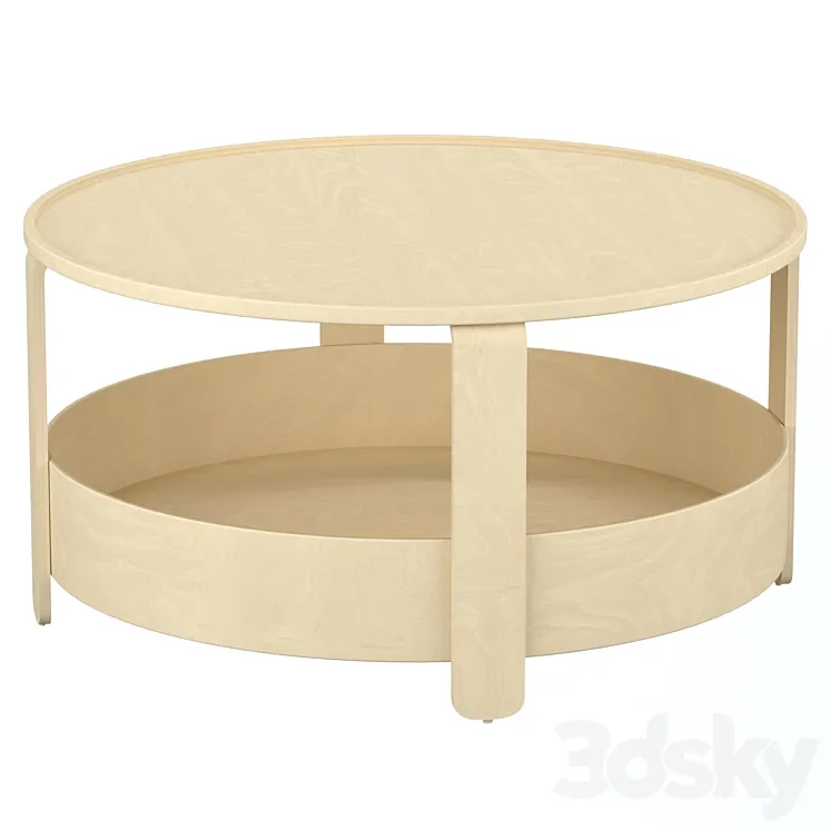 BORGEBY Coffee table (3 colors) 3DS Max