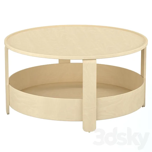 BORGEBY Coffee table (3 colors) 3DSMax File