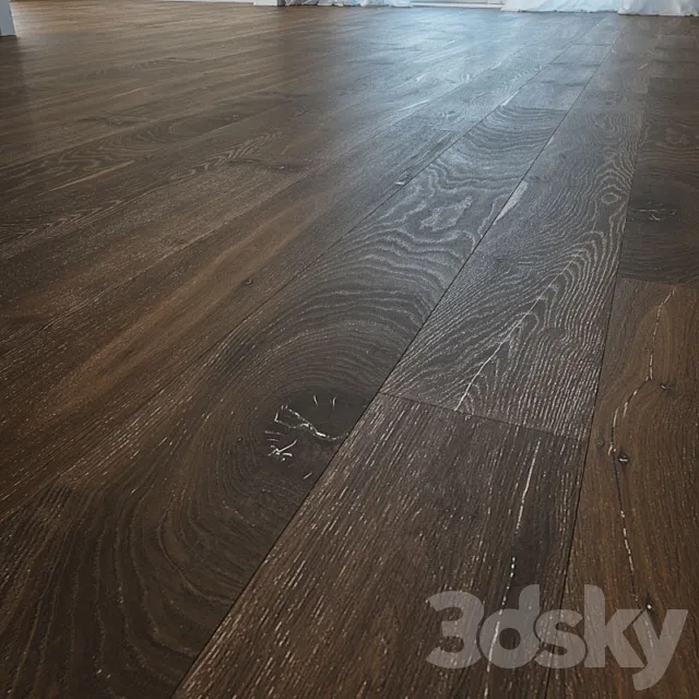Borneo wooden oak floor 3DSMax File