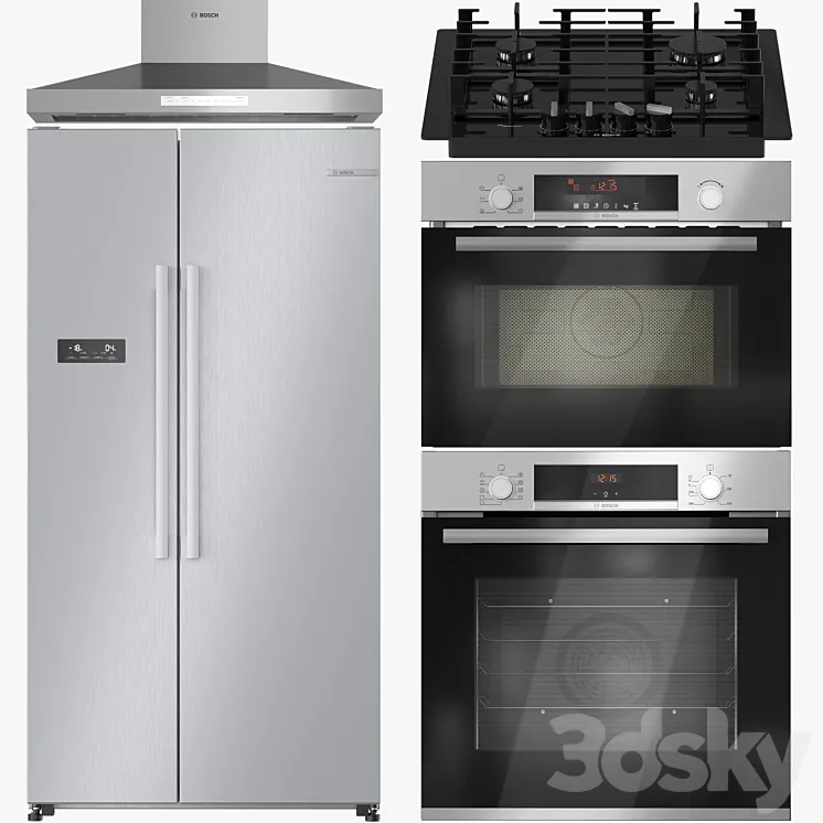 Bosch Appliance Collection 05 3DS Max Model