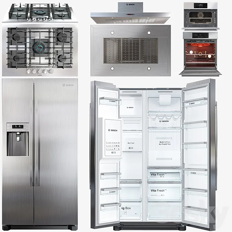 bosch appliance collection 3DS Max