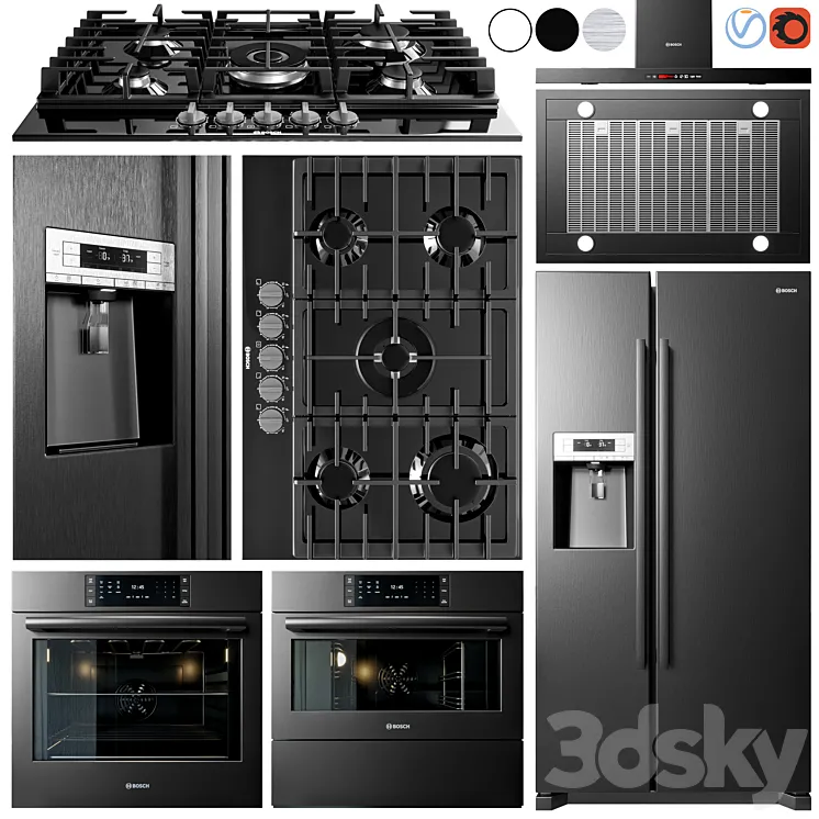 Bosch Appliance Collection 3DS Max