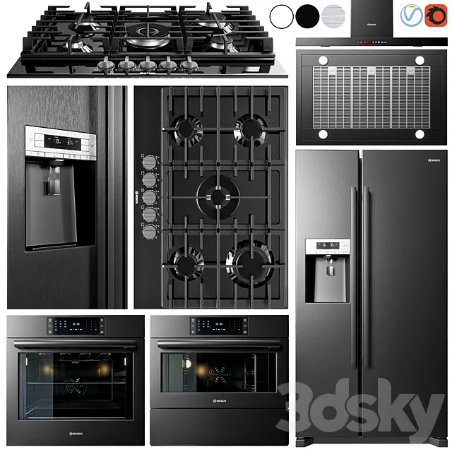Bosch Appliance Collection 3DSMax File