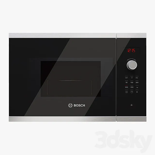 Bosch BFL524MS0 microwave oven 3ds Max