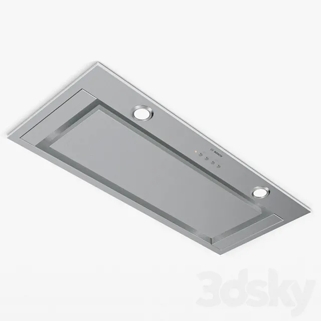 Bosch Canopy cooker hood DHL785CGB Serie 6 3DS Max Model