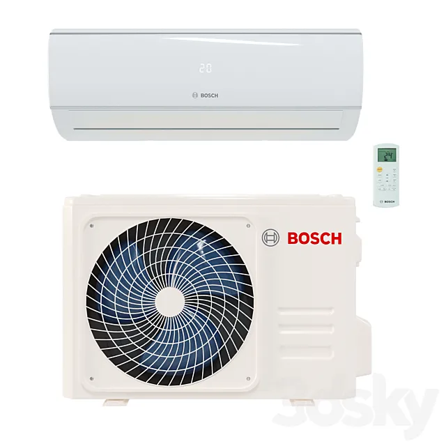 BOSCH Climate 5000 air conditioner 3ds Max