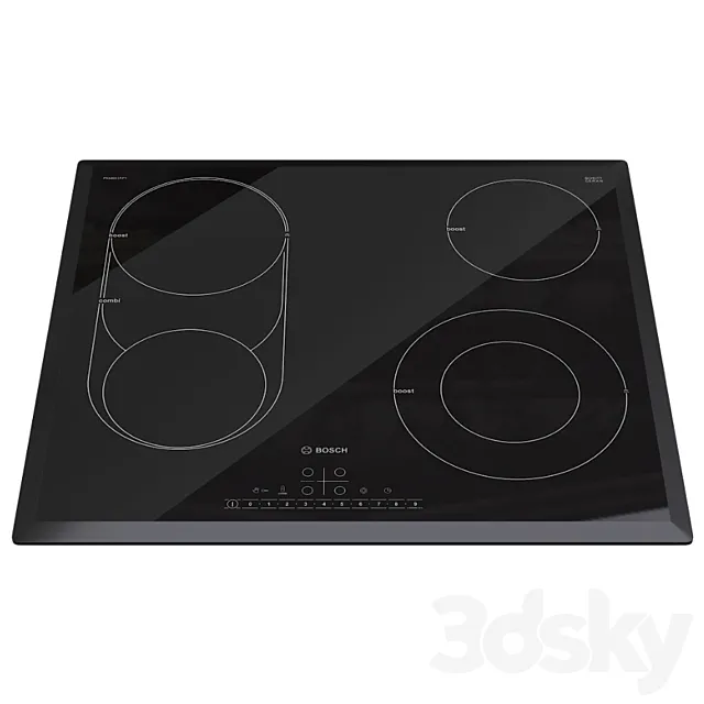 Bosch Cooktop PKM651FP1 3ds Max