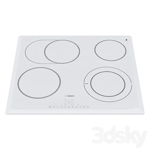 Bosch Cooktop PKN652FP1E 3ds Max