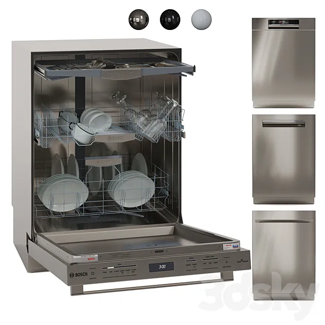 Bosch Dishwasher Collection 800 Series 3ds Max