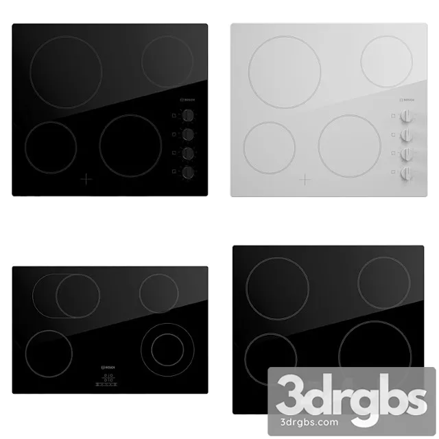 Bosch home appliances collection (ceramic panels) 2 3dsmax Download