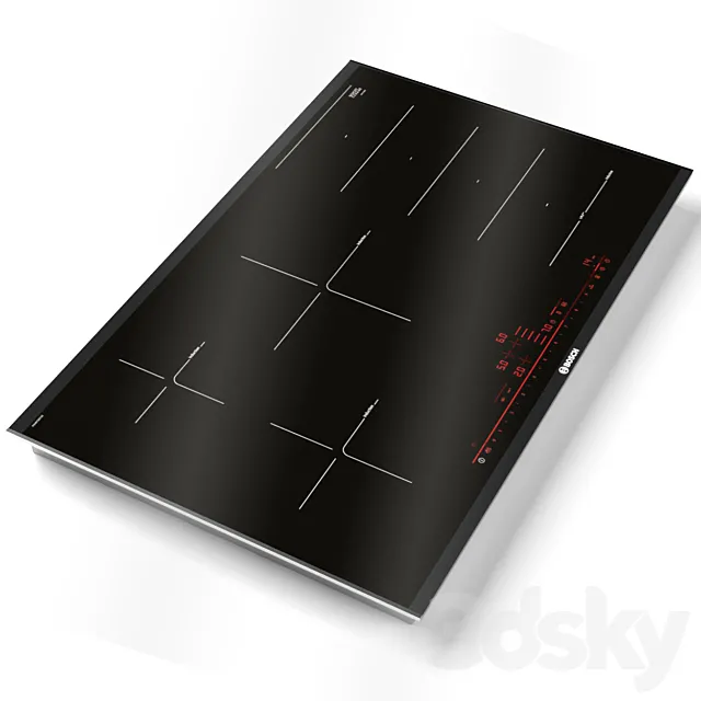 BOSCH Induction hob PXV875DC1E Serie 8 816 mm 3ds Max