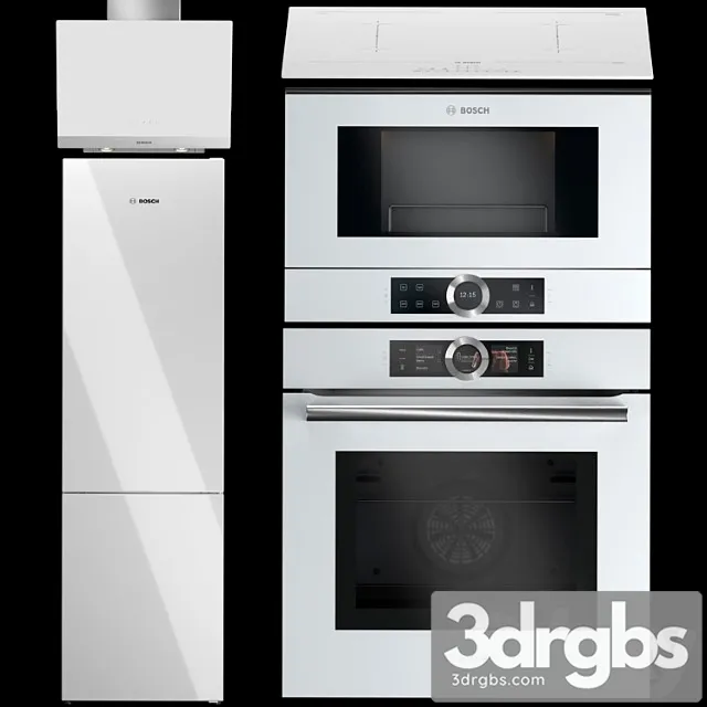 Bosch Kitchen Appliances Set 7 3dsmax Download