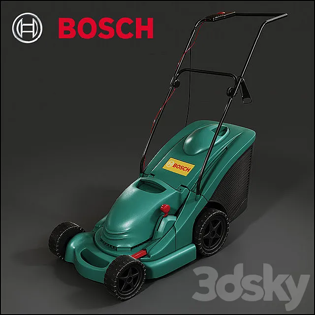 Bosch Lawn Mowers 3DSMax File