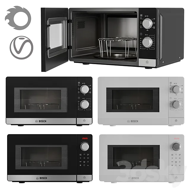 Bosch microwave 01 3ds Max