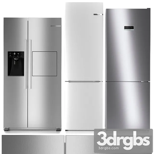 Bosch Refrigerator Set 5 3dsmax Download
