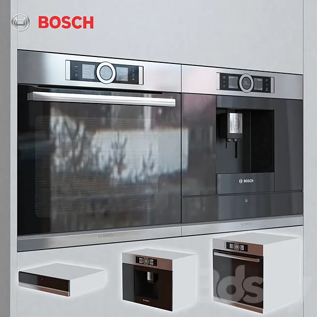 Bosch Serie 8 set 3DS Max Model