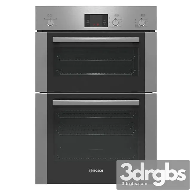 Bosch serie6 hbm13b251b double oven from polished steel