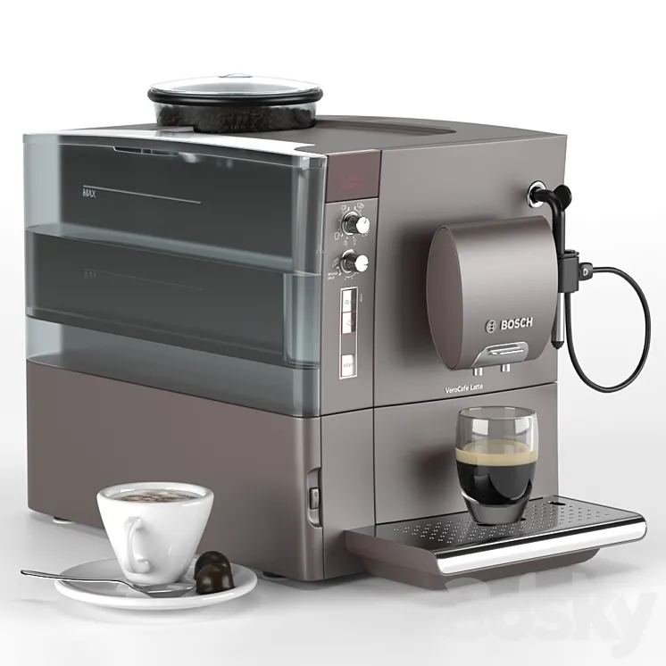 Bosch TES coffee machine 3DS Max