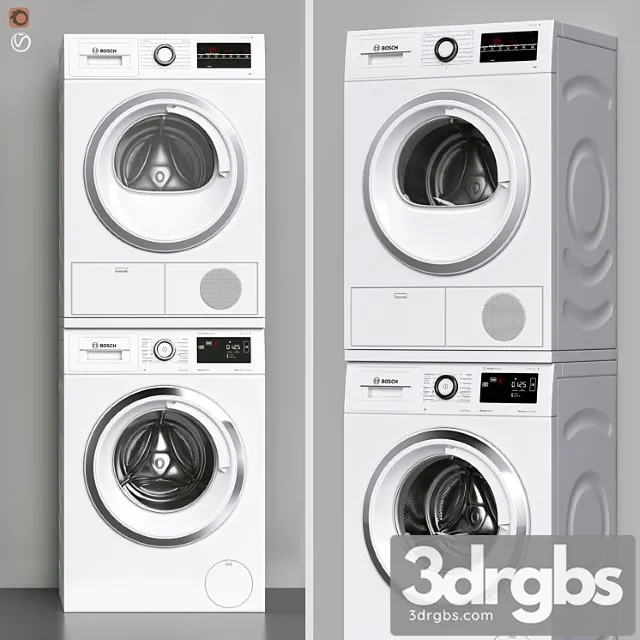 Bosch washing machine and dryer