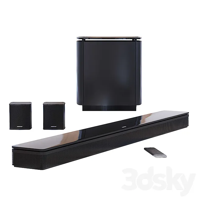Bose Surround Audio System 700 3DSMax File