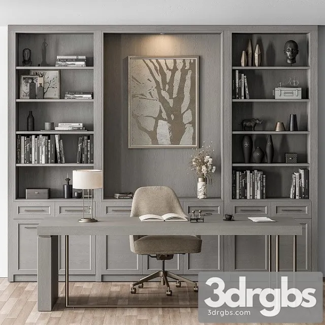 Boss Desk Office Furniture 369 3dsmax Download