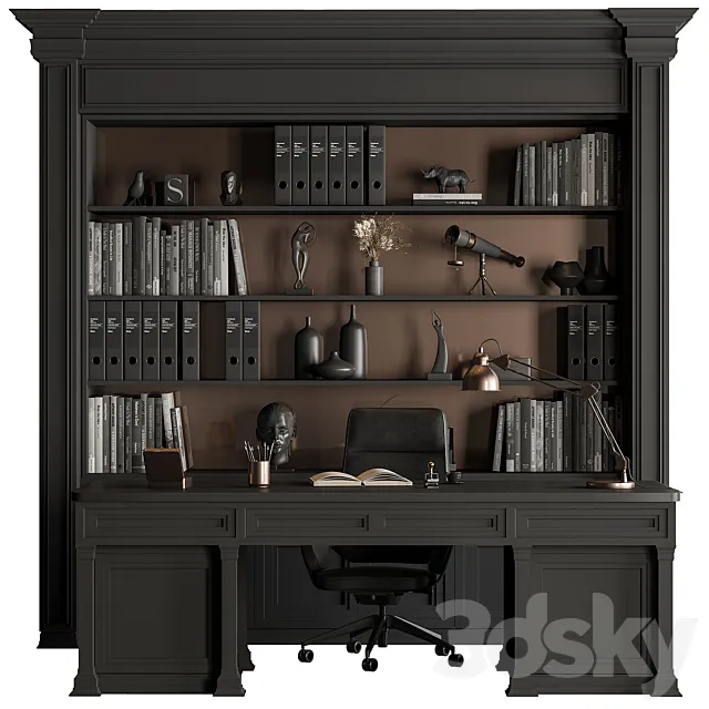 Boss Desk – Office Furniture 591 3DS Max Model