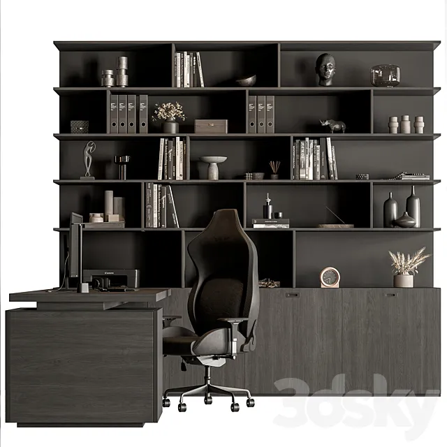 Boss Desk – Office Furniture 638 3ds Max