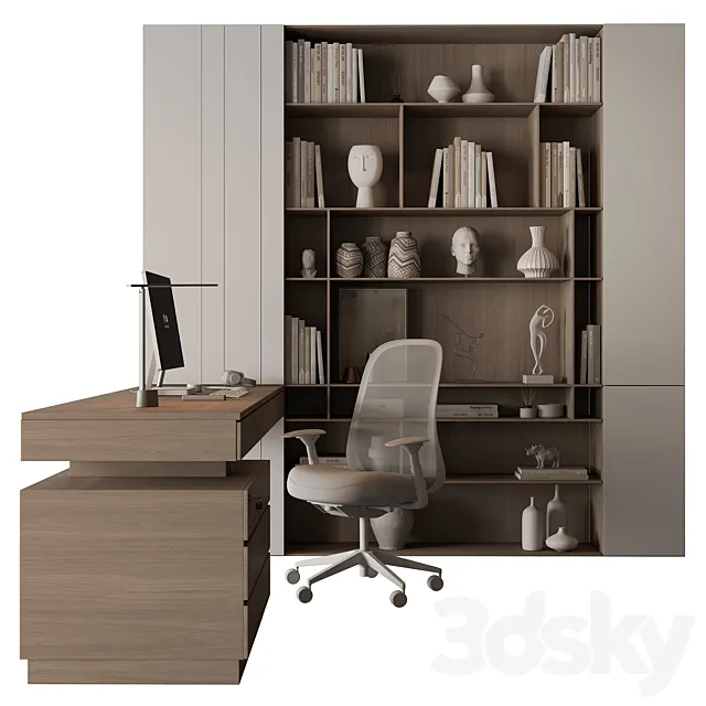 Boss Desk – Office Furniture 691 3ds Max