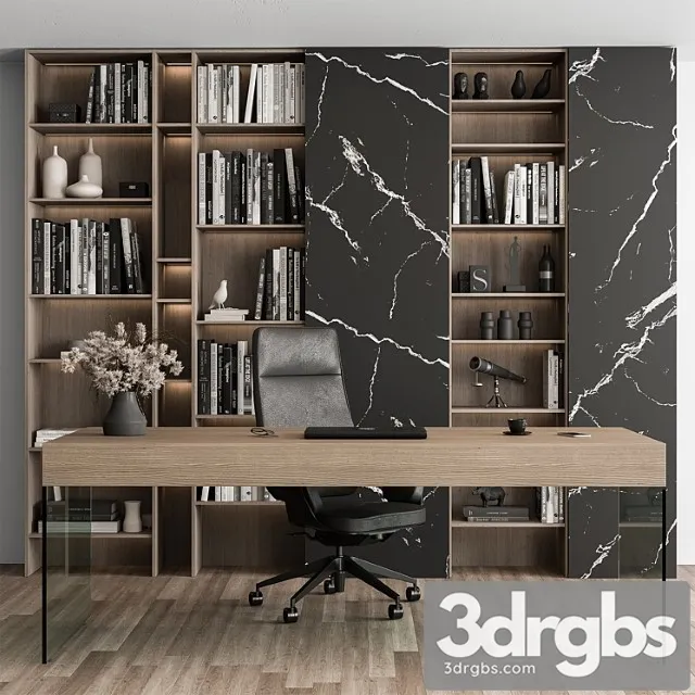 Boss Desk Set Office Furniture 411 3dsmax Download