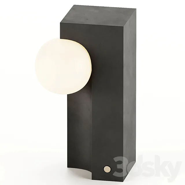 BOTE table lamp 3ds Max