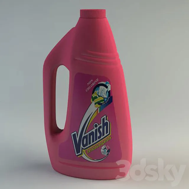 Bottle Vanish 3DS Max Model