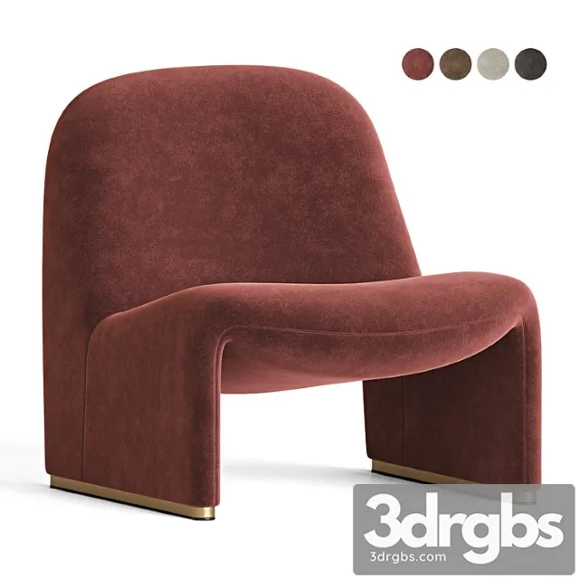 Boucle Alky Lounge Chair Giancarlo Piretti 3dsmax Download