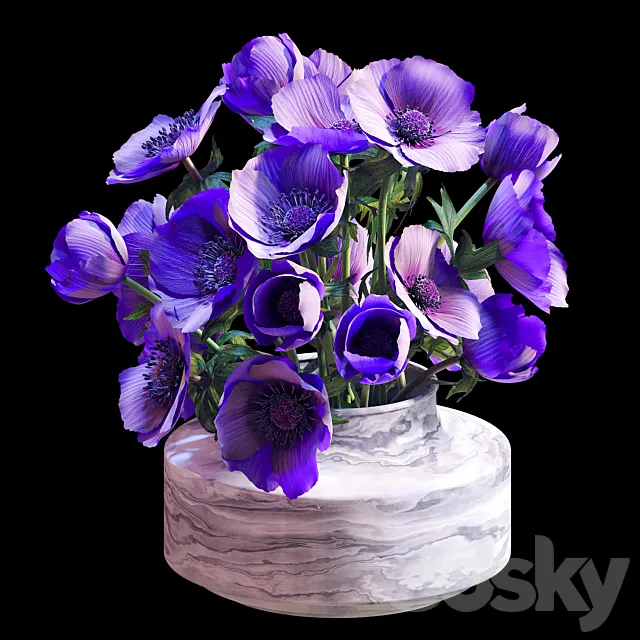 Bouquet 02 3DS Max Model