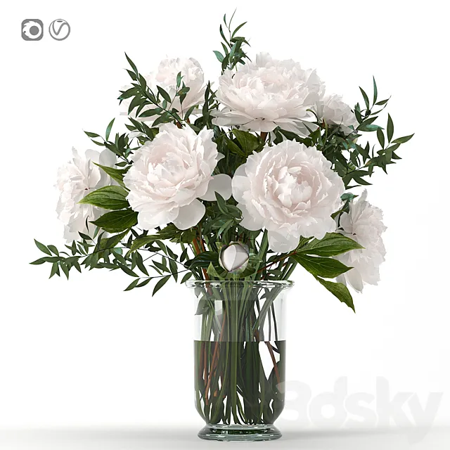 Bouquet 8 3DS Max Model