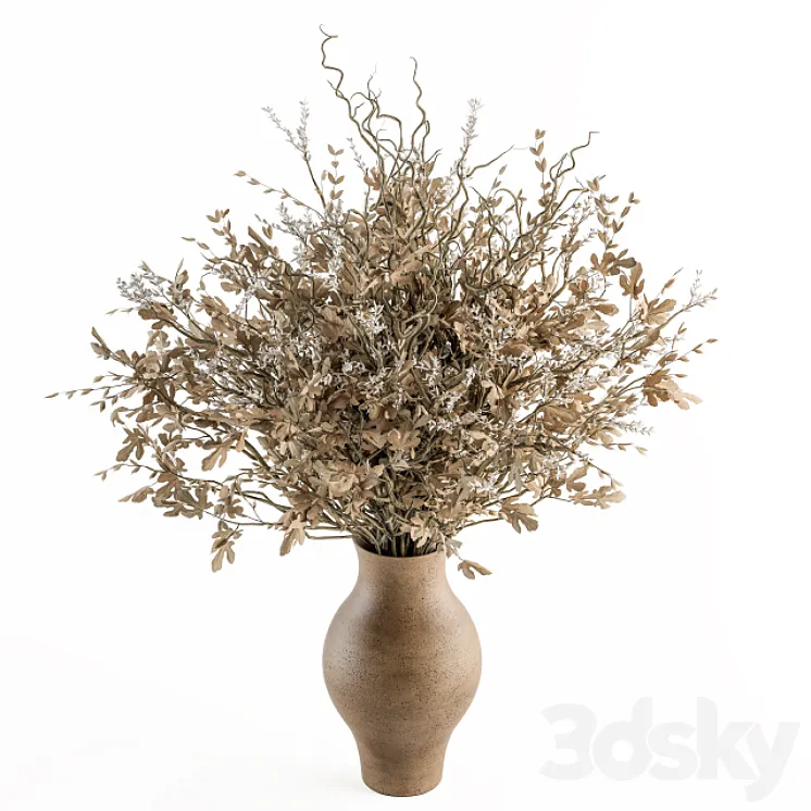 Bouquet – Autumn Branch in vase 56 3DS Max Model