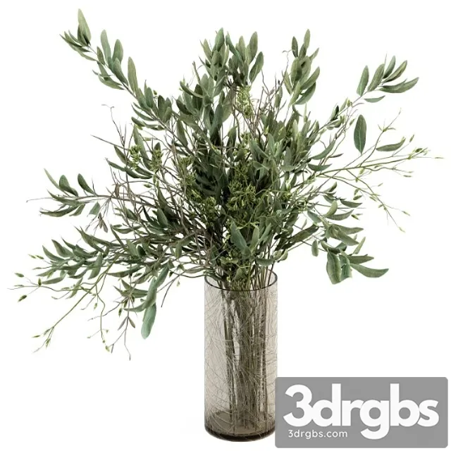 Bouquet Branch in Vase 22 3dsmax Download