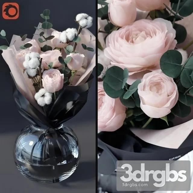 Bouquet Cotton 3dsmax Download