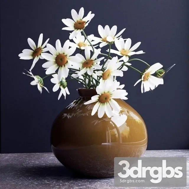 Bouquet Flowers Vase 9 3dsmax Download
