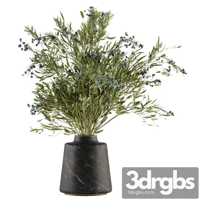 Bouquet – green branch in vase 54